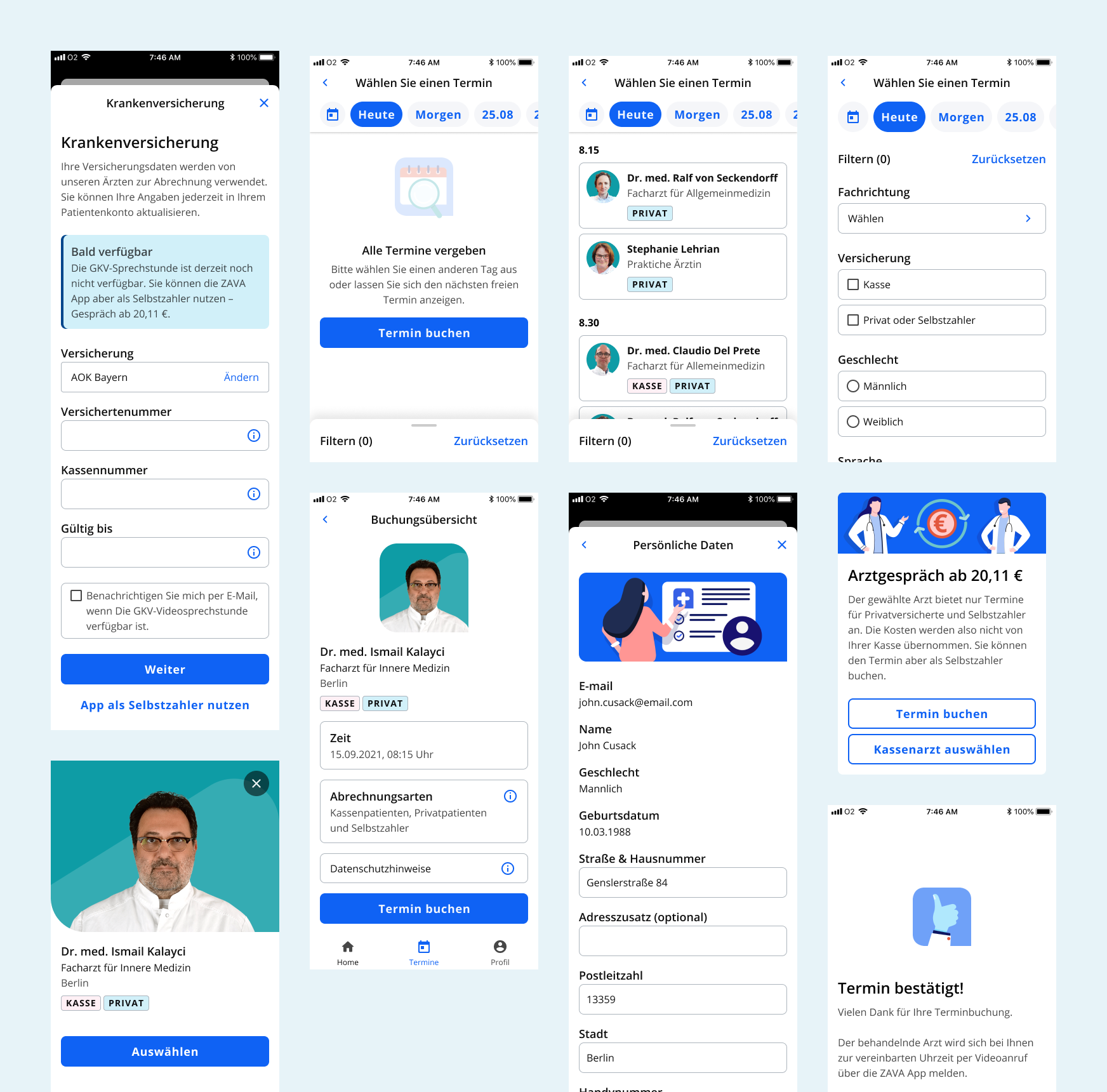 ZAVA app screen lockup